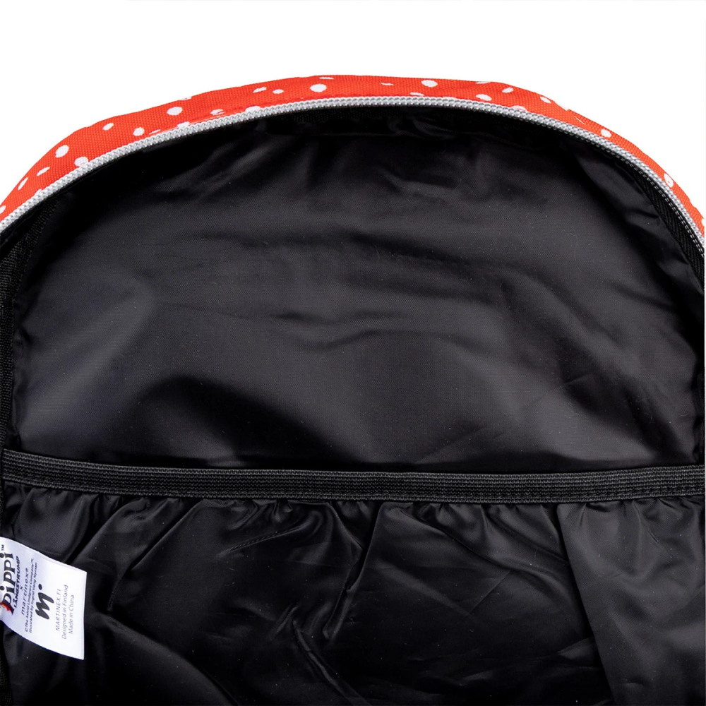 Pippi Langstrømpe Hæklet Rygsæk Kraftig Rød