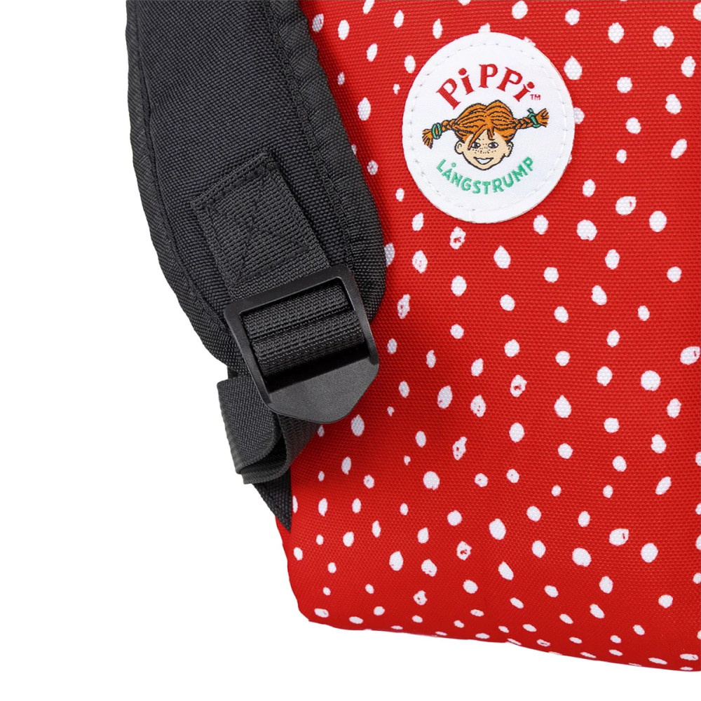 Pippi Langstrømpe Hæklet Rygsæk Kraftig Rød