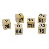 Backgammon Wooden Doubling Die 16 mm 1-pack Backgammon Wooden Doubling Die 16 mm 1-pack