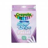 Crayola Pastel Super Tips 12 pc Crayola Pastel Super Tips 12 pc
