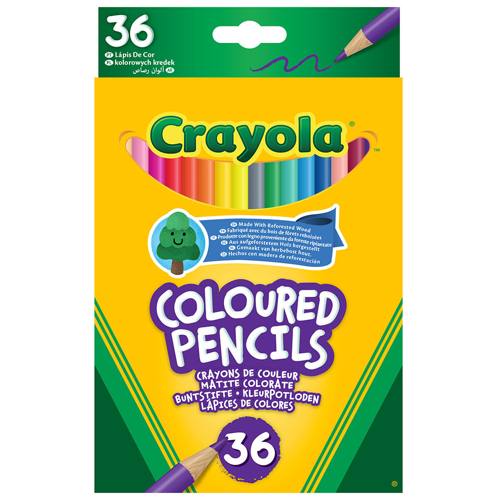 Crayola Coloured Pencils Eco 36 pc