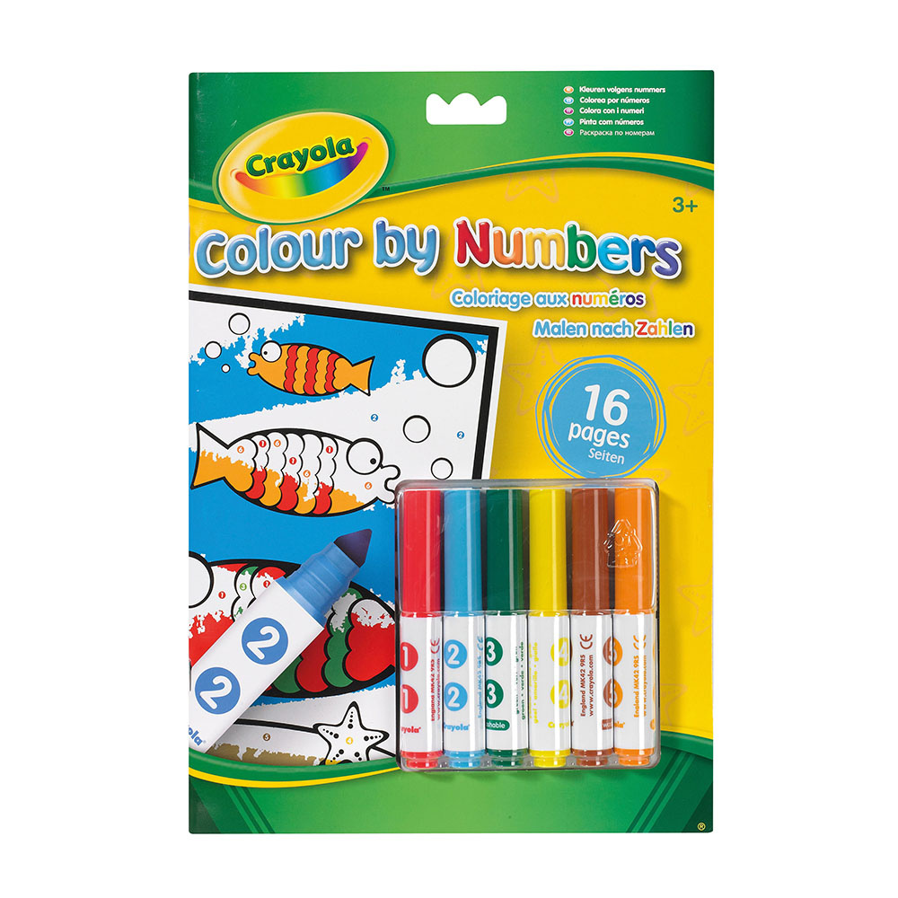 Crayola Coulour By Numbers Set