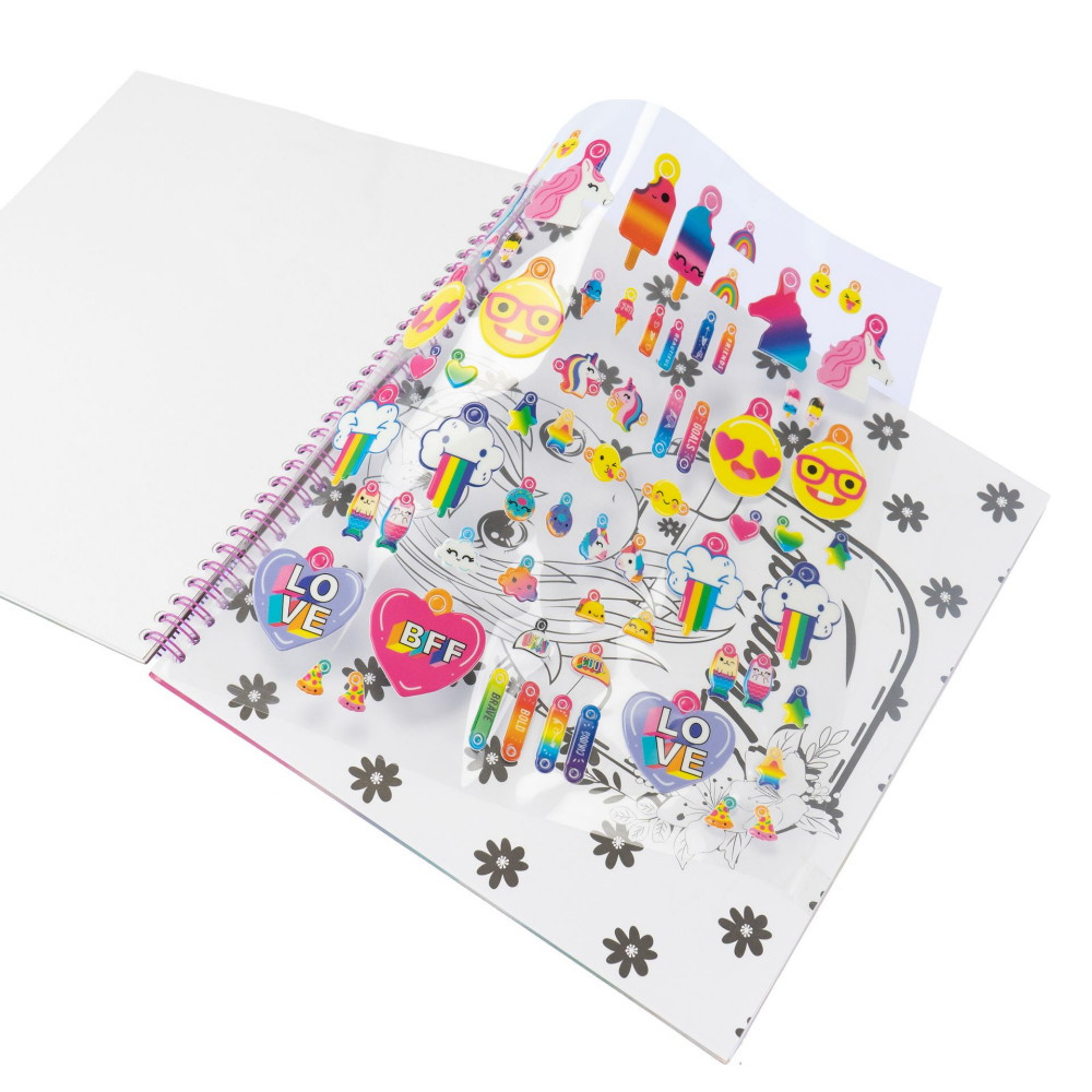 Girabrilla Magisk Enhjørning Malebog