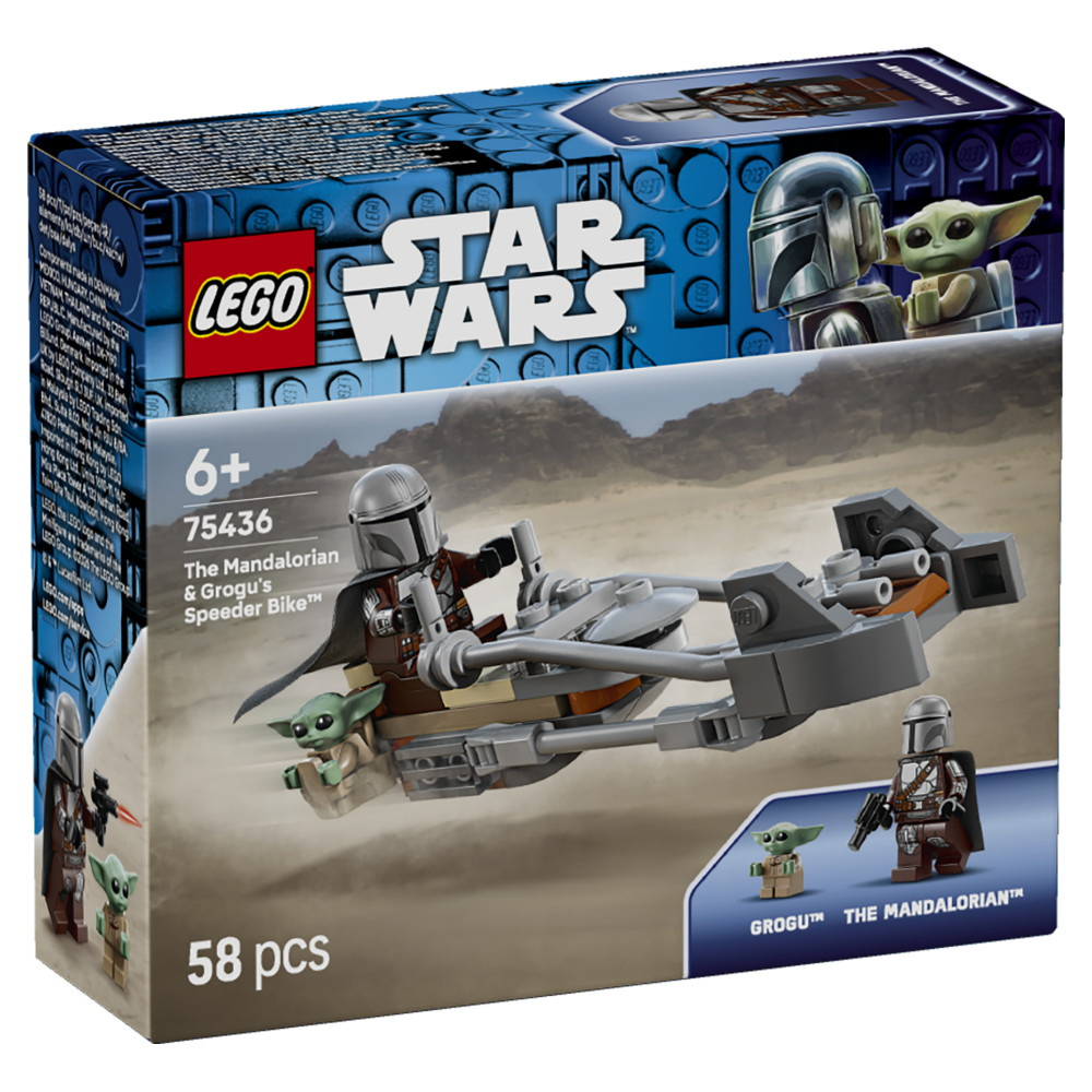 LEGO Star Wars - Mandalorianeren Og Grogus Speederbike