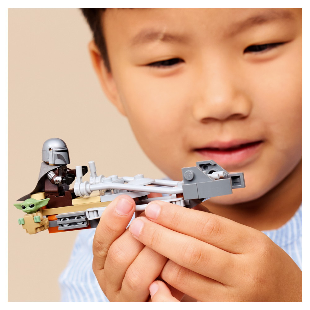 LEGO Star Wars - Mandalorianeren Og Grogus Speederbike