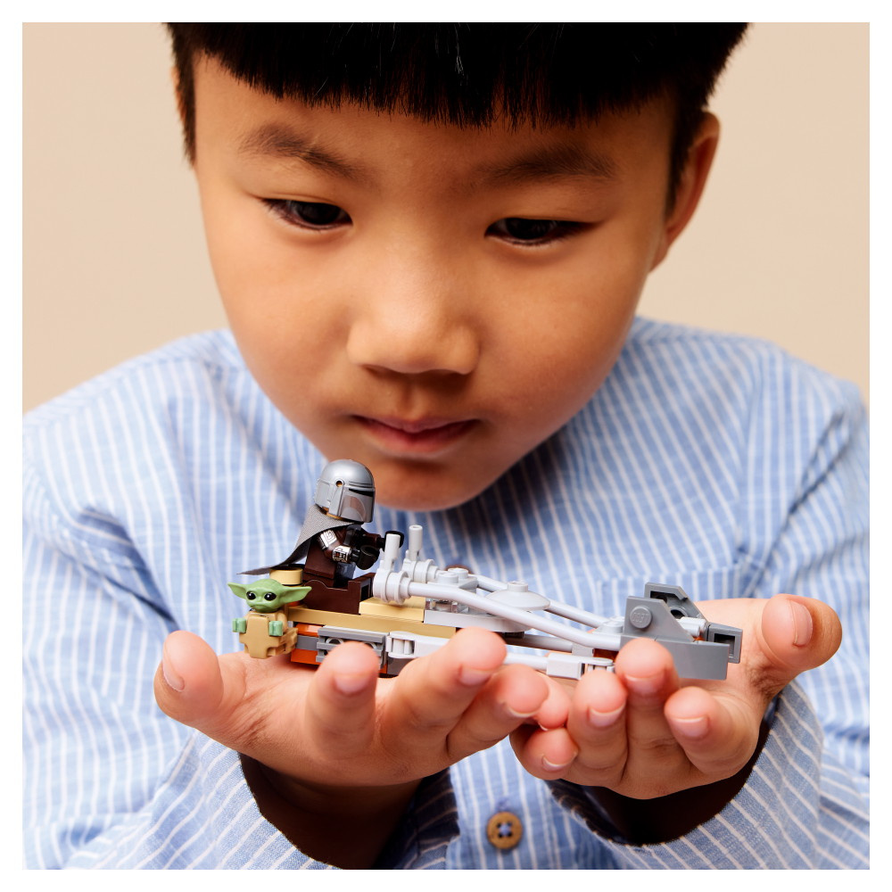 LEGO Star Wars - Mandalorianeren Og Grogus Speederbike