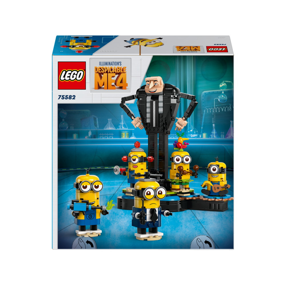 LEGO - Klodset bygget Gru med minions