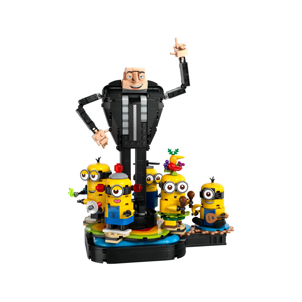 LEGO - Klodset bygget Gru med minions