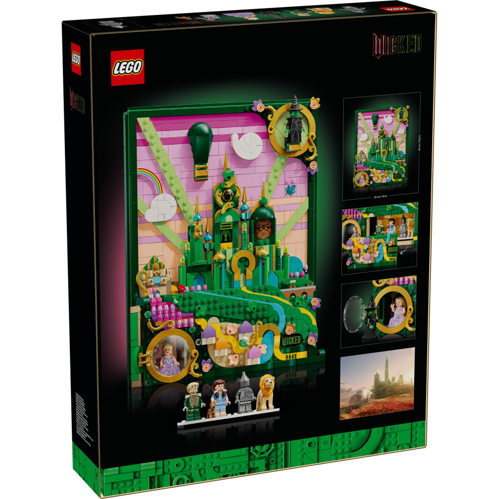 LEGO Wicked - Emerald City-Vægkunst