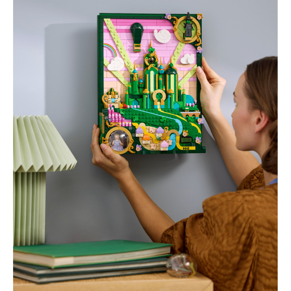LEGO Wicked - Emerald City-Vægkunst
