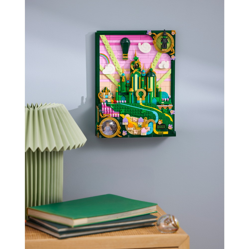 LEGO Wicked - Emerald City-Vægkunst