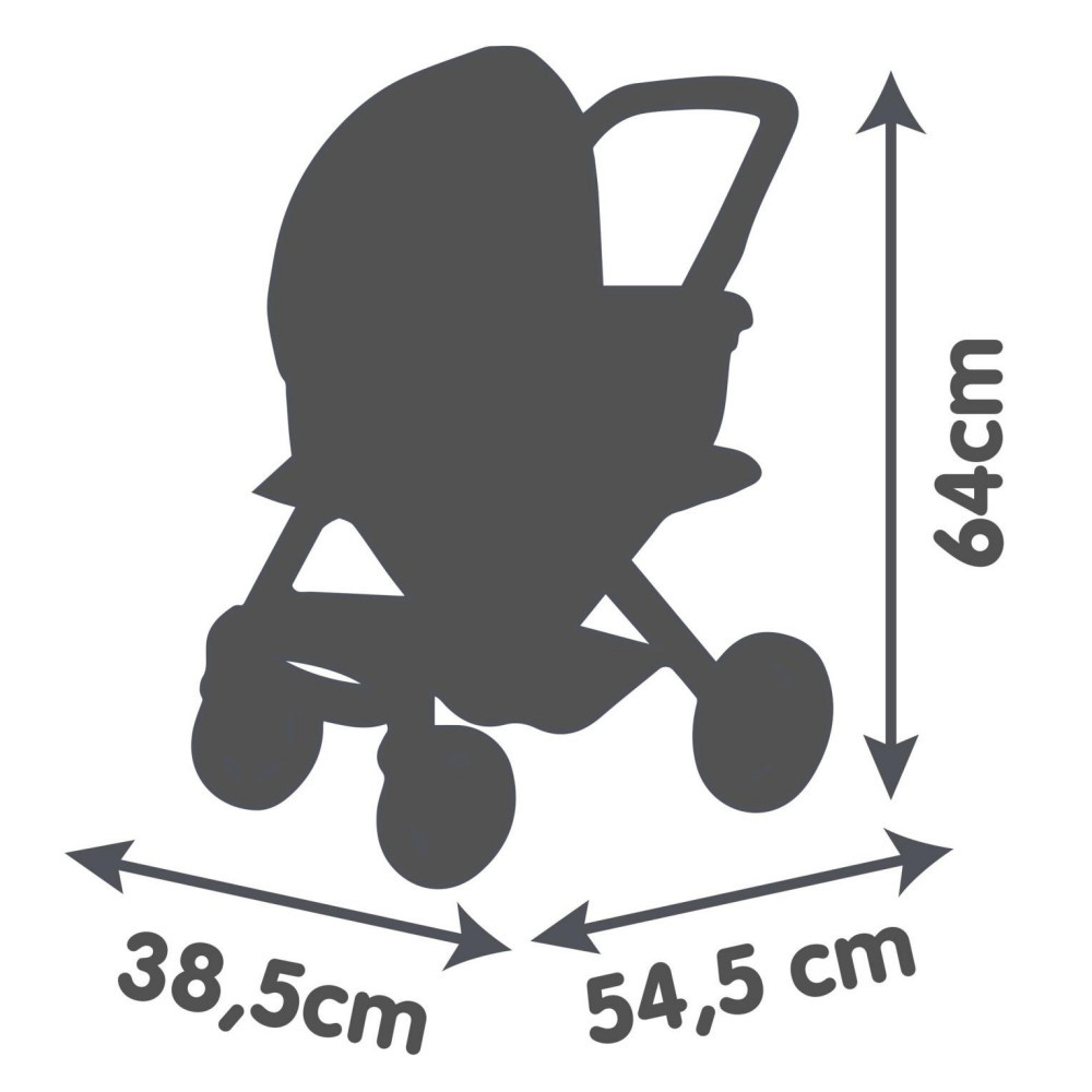 Maxi-Cosi 3-i-1 Dokvogn Lyserød