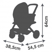 Maxi-Cosi 3-i-1 Dokvogn Lyserød Maxi-Cosi 3-i-1 Dokvogn Lyserød