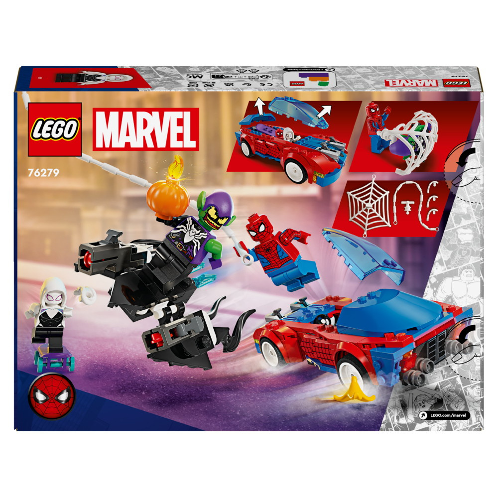LEGO Marvel - Spider-Mans racerbile & Venom Green Goblin