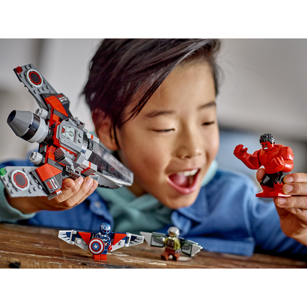 LEGO Marvel – Captain America mod Red Hulk