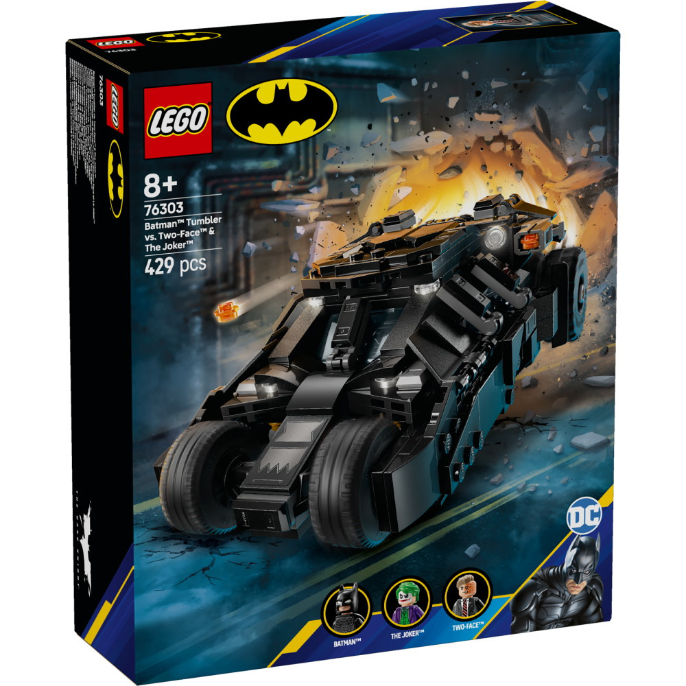 LEGO Super Heroes DC - Batmans Tumbler mod Two-Face & Jokeren