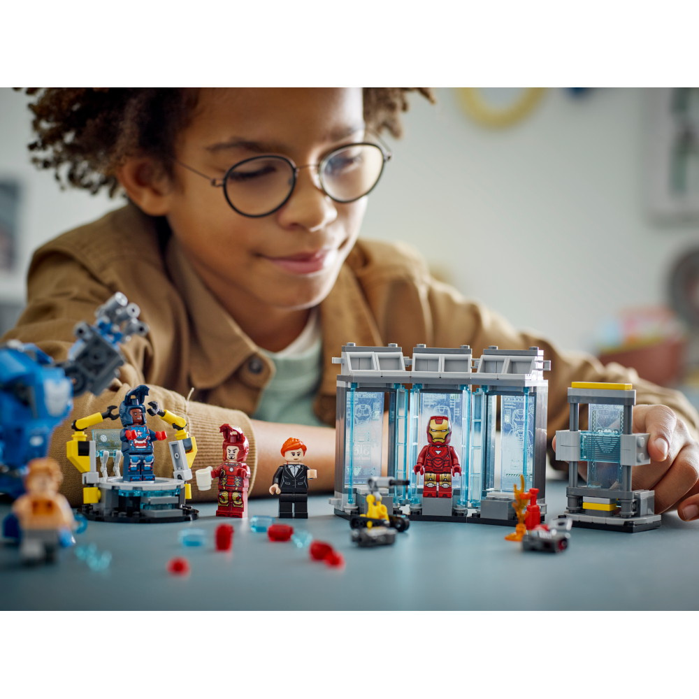 LEGO Marvel – Iron Mans laboratorium: rustningernes hal