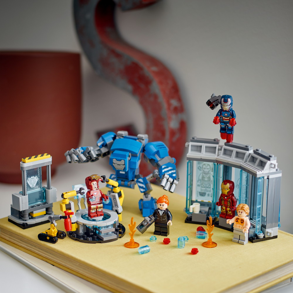 LEGO Marvel – Iron Mans laboratorium: rustningernes hal