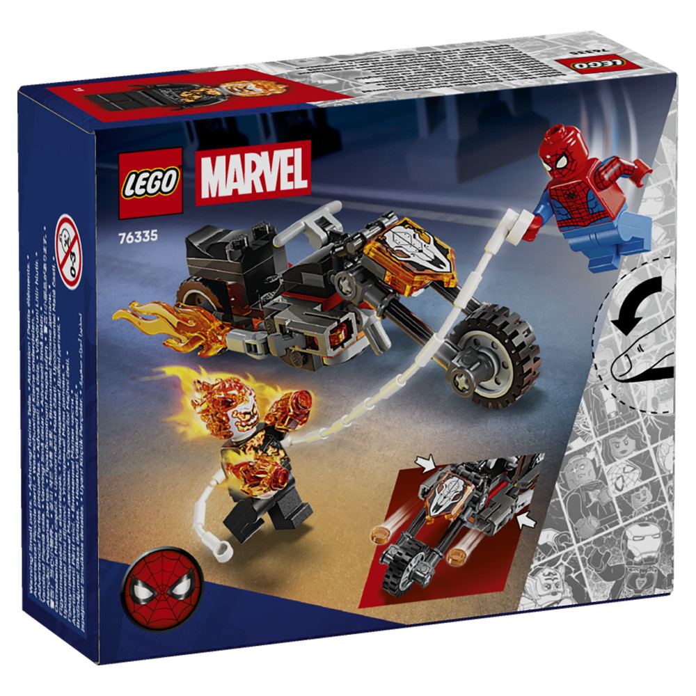 LEGO Marvel - Spider-Man Mod Ghost Rider På Motorcykel
