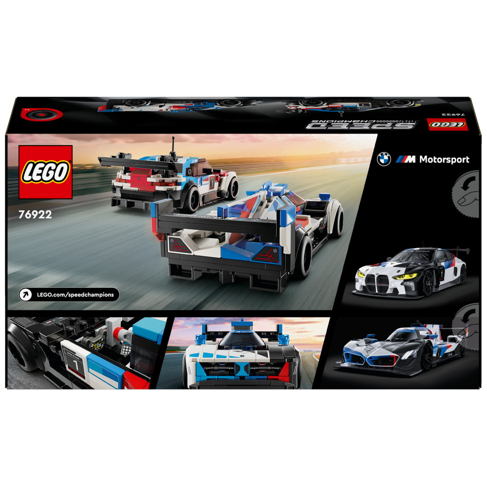 LEGO Speed Champions - BMW M4 GT3 och BMW M Hybrid V8 racerbilar