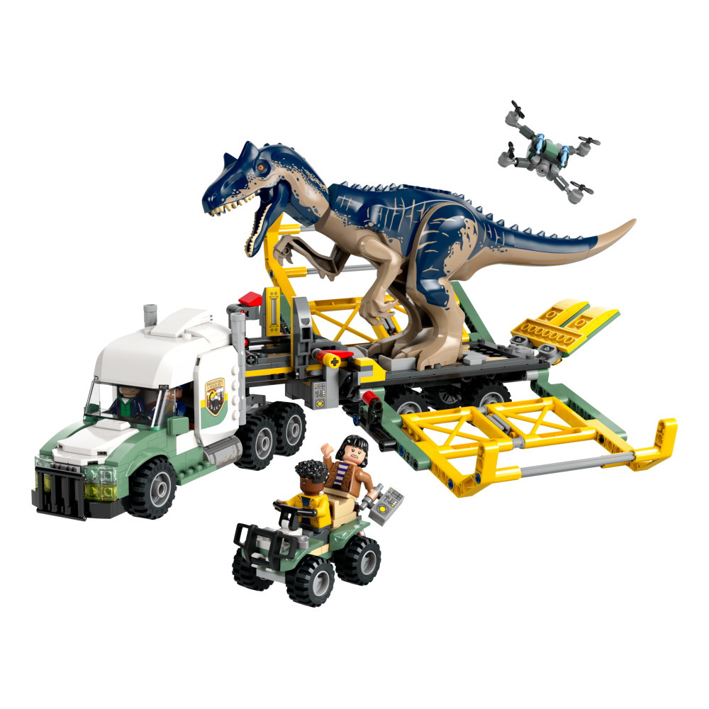 LEGO Jurassic World - Dinosaurmissioner: Allosaurus-transportvogn