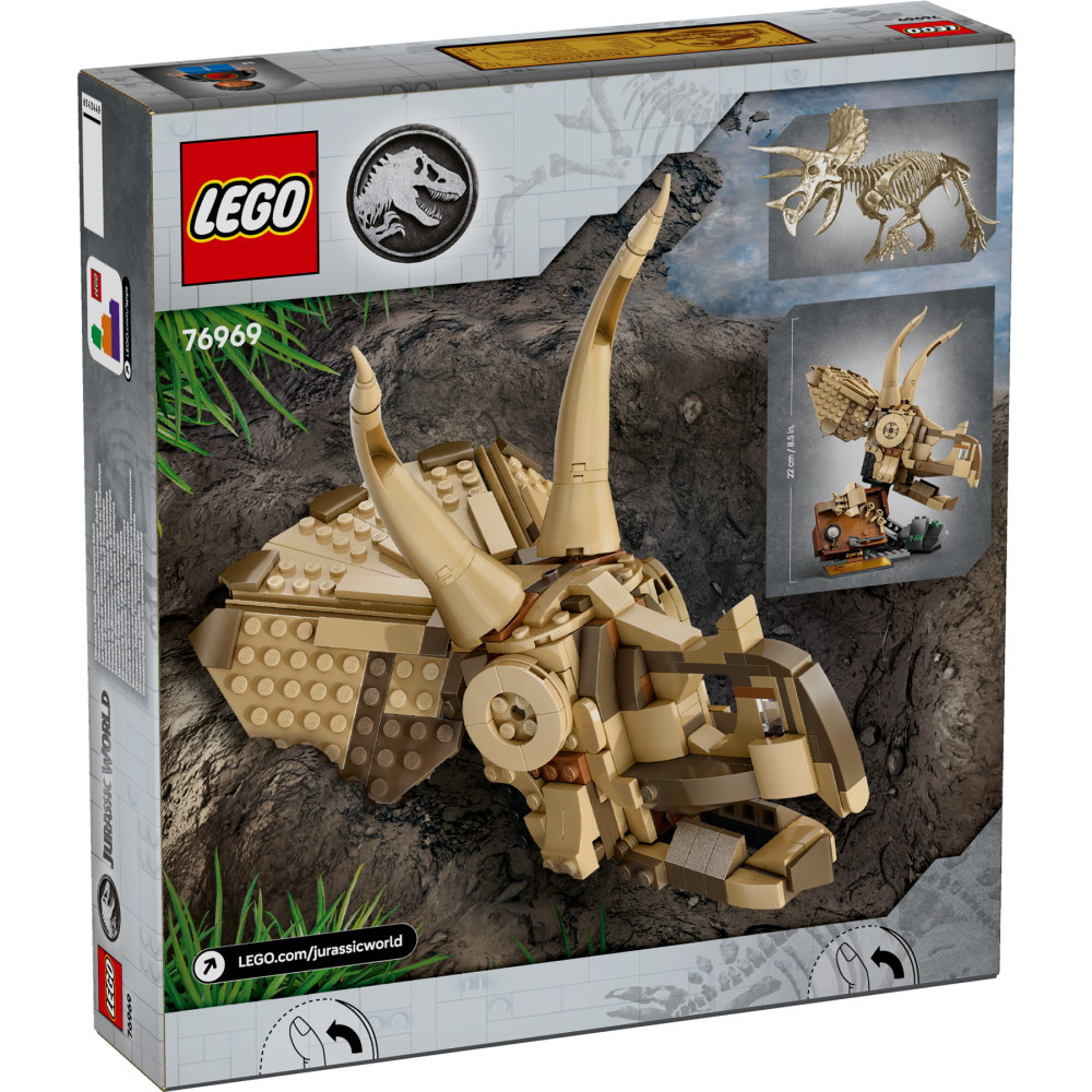 LEGO Jurassic World - Dinosaurfossiler: Triceratops-kranium