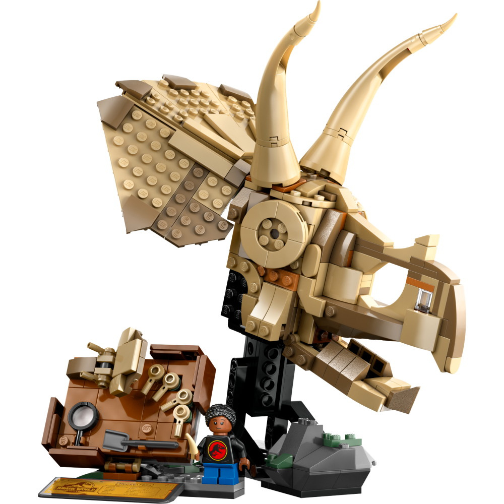 LEGO Jurassic World - Dinosaurfossiler: Triceratops-kranium