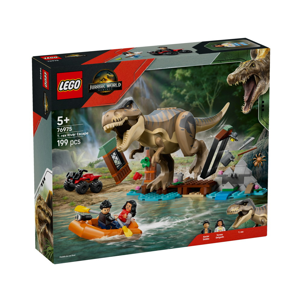 LEGO Jurassic World - Bådflugt fra T. rex