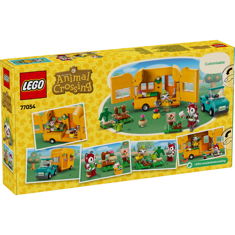 LEGO Animal Crossing - Leif med campingvogn og havebutik