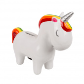 Piggy bank Unicorn White Piggy bank Unicorn White