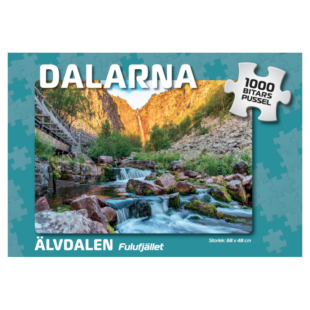 Puslespil: Älvdalen Fulufjället 1000 Brikker
