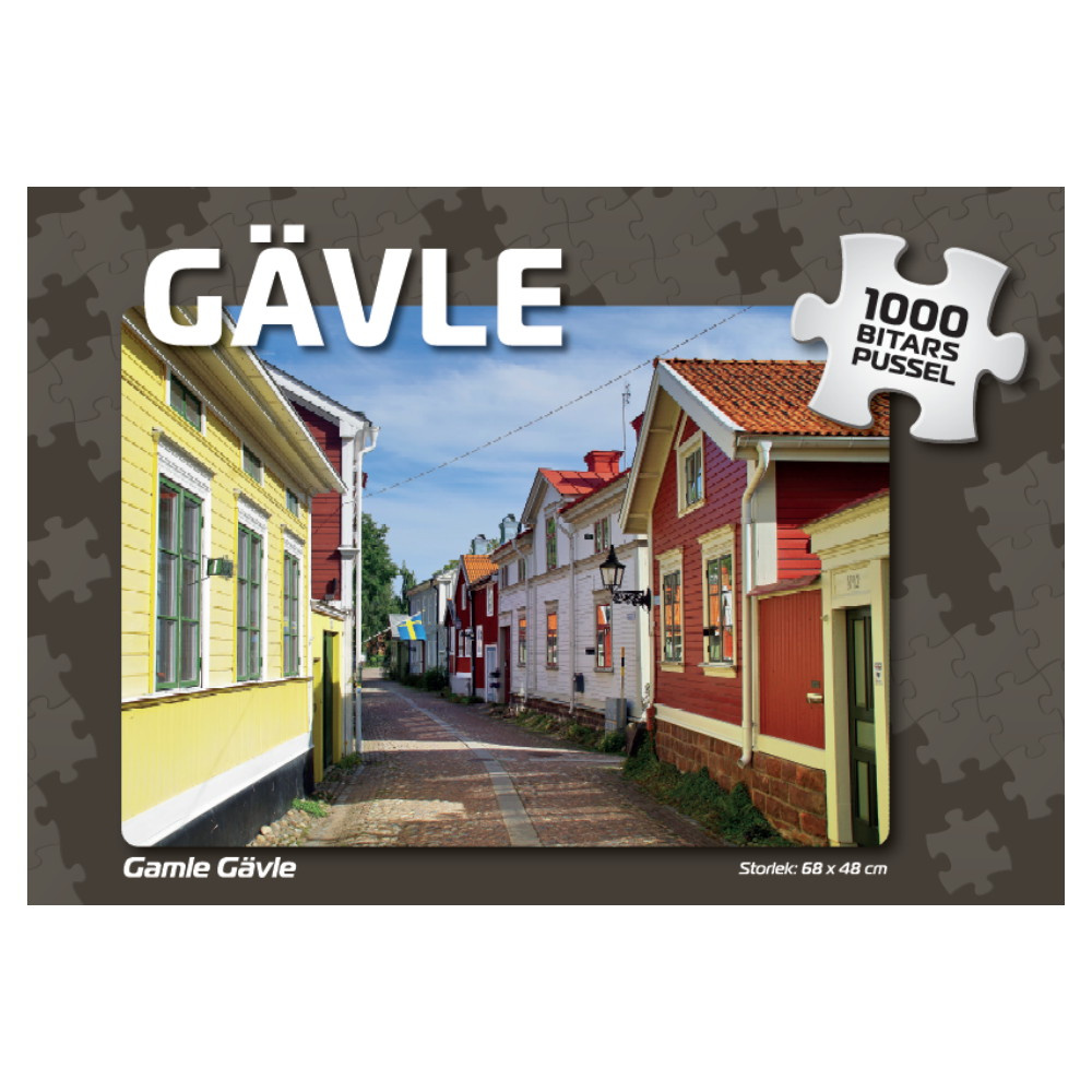 Puslespil: Gamla Gävle 1000 Brikker