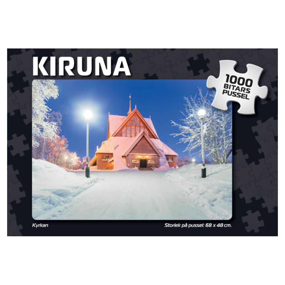 Puslespil: Kiruna Kyrkan 1000 Brikker