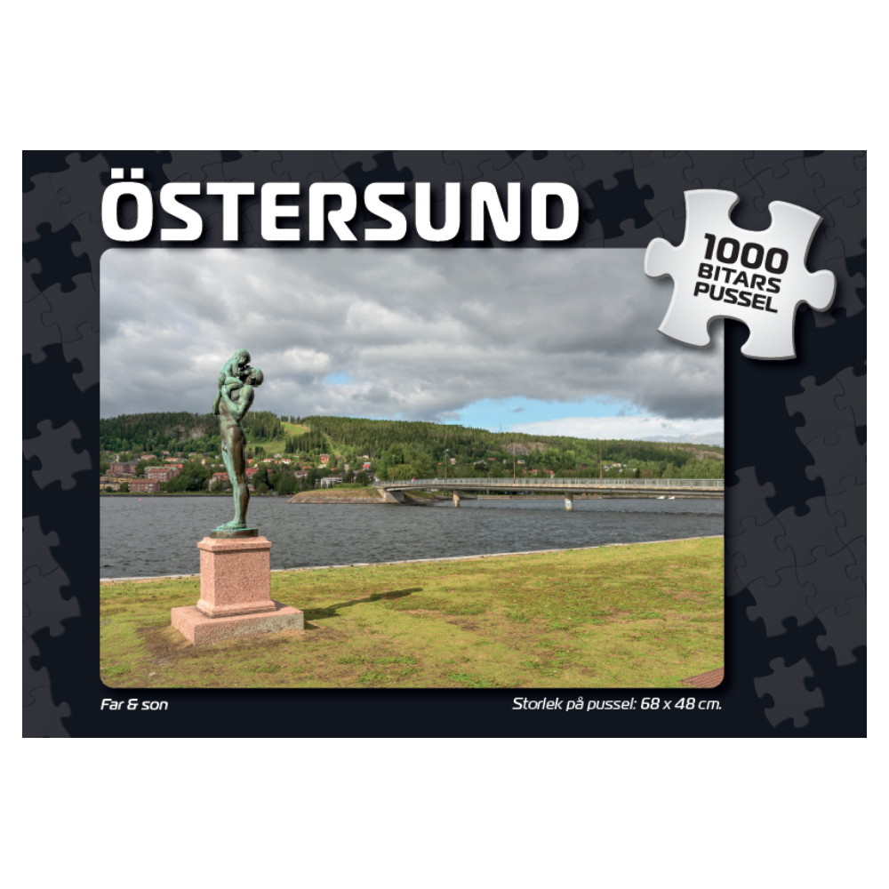 Puslespil: Östersund Far & son 1000 Brikker