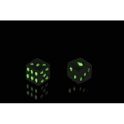 Skull Dice D6 Neon