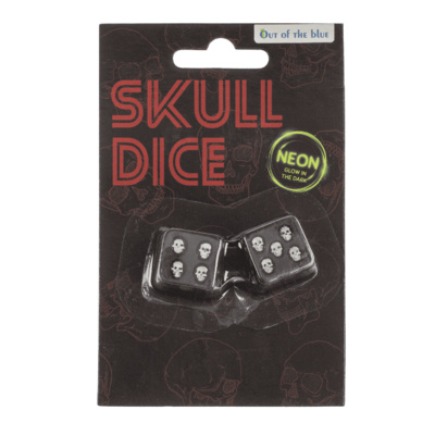Skull Dice D6 Neon
