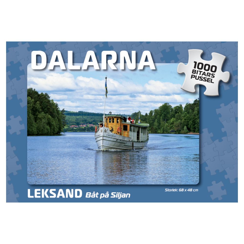 Puslespil: Leksand Båt på Siljan 1000 Brikker