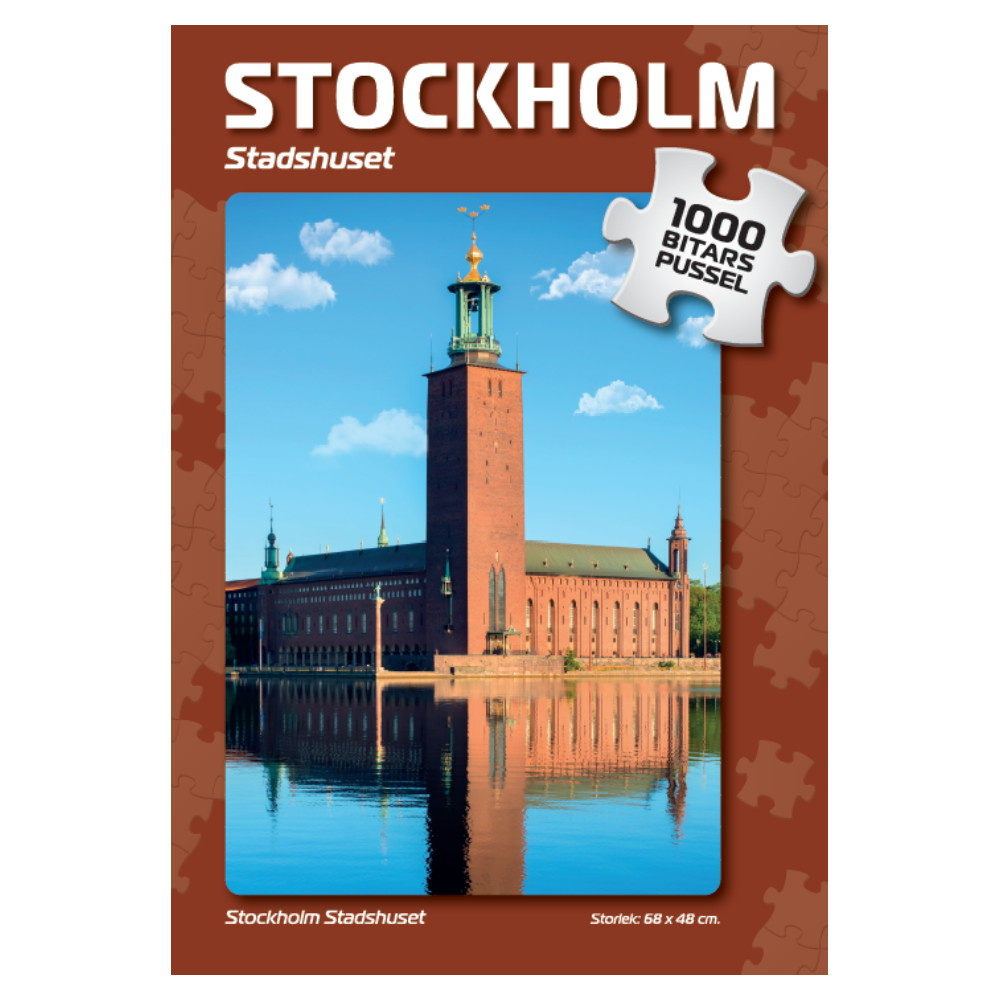 Puslespil: Stockholm Stadshuset 1000 Brikker