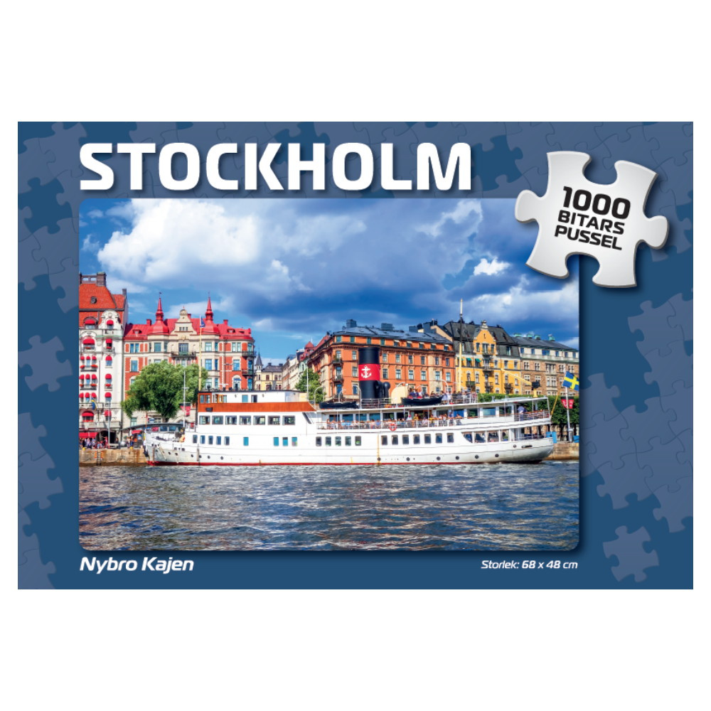 Puslespil: Stockholm Nybro Kajen 1000 Brikker