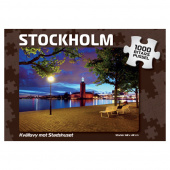 Puslespil: Stockholm Kvällsvy mot Stadshuset 1000 Brikker Puslespil: Stockholm Kvällsvy mot Stadshuset 1000 Brikker