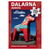 Puslespil: Avesta Världens största Dalahäst 1000 Brikker Puslespil: Avesta Världens största Dalahäst 1000 Brikker