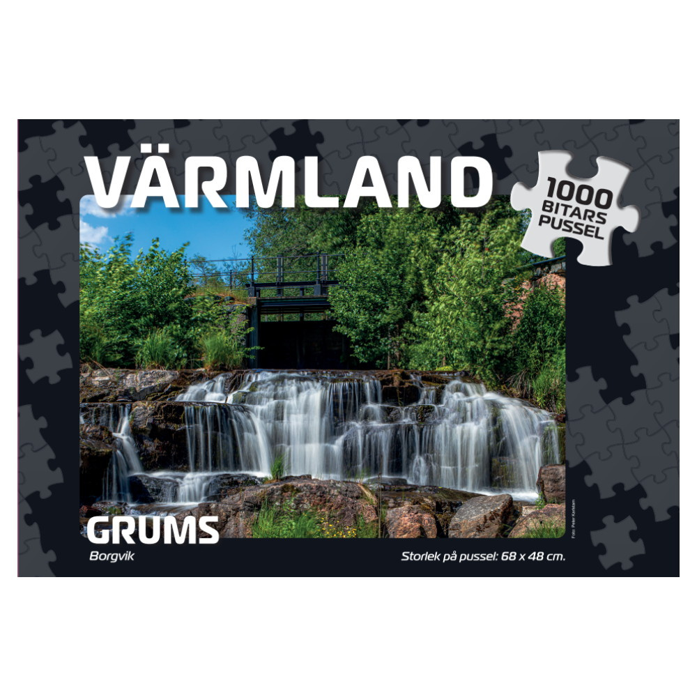 Puslespil: Grums Borgvik 1000 Brikker