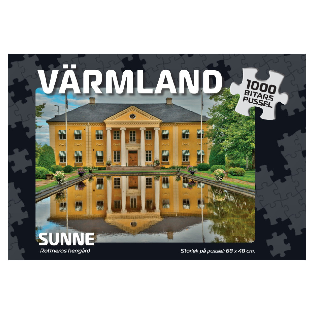 Puslespil: Sunne Rottneros herrgård 1000 Brikker
