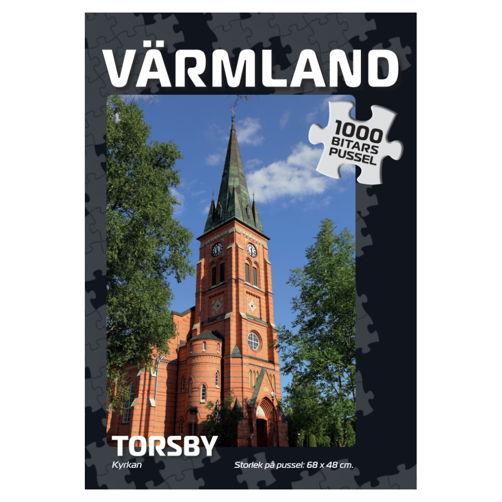Puslespil: Torsby Kyrkan 1000 Brikker