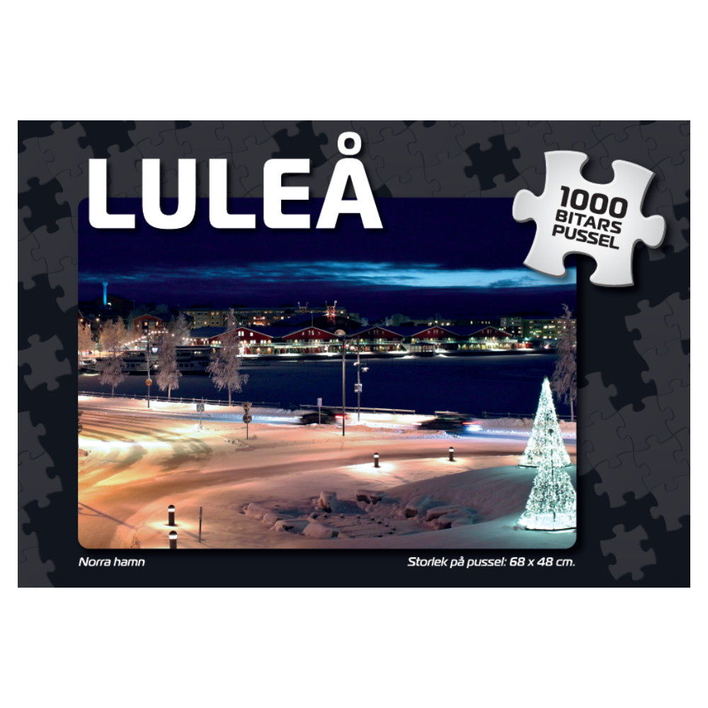 Puslespil: Luleå Norra hamn 1000 Brikker