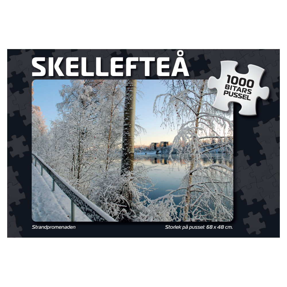 Puslespil: Skellefteå Strandpromenaden 1000 Brikker
