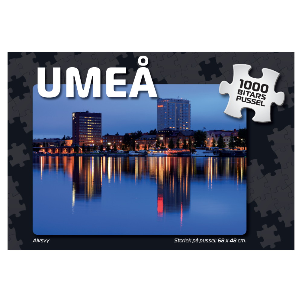 Puslespil: Umeå Älvsvy 1000 Brikker