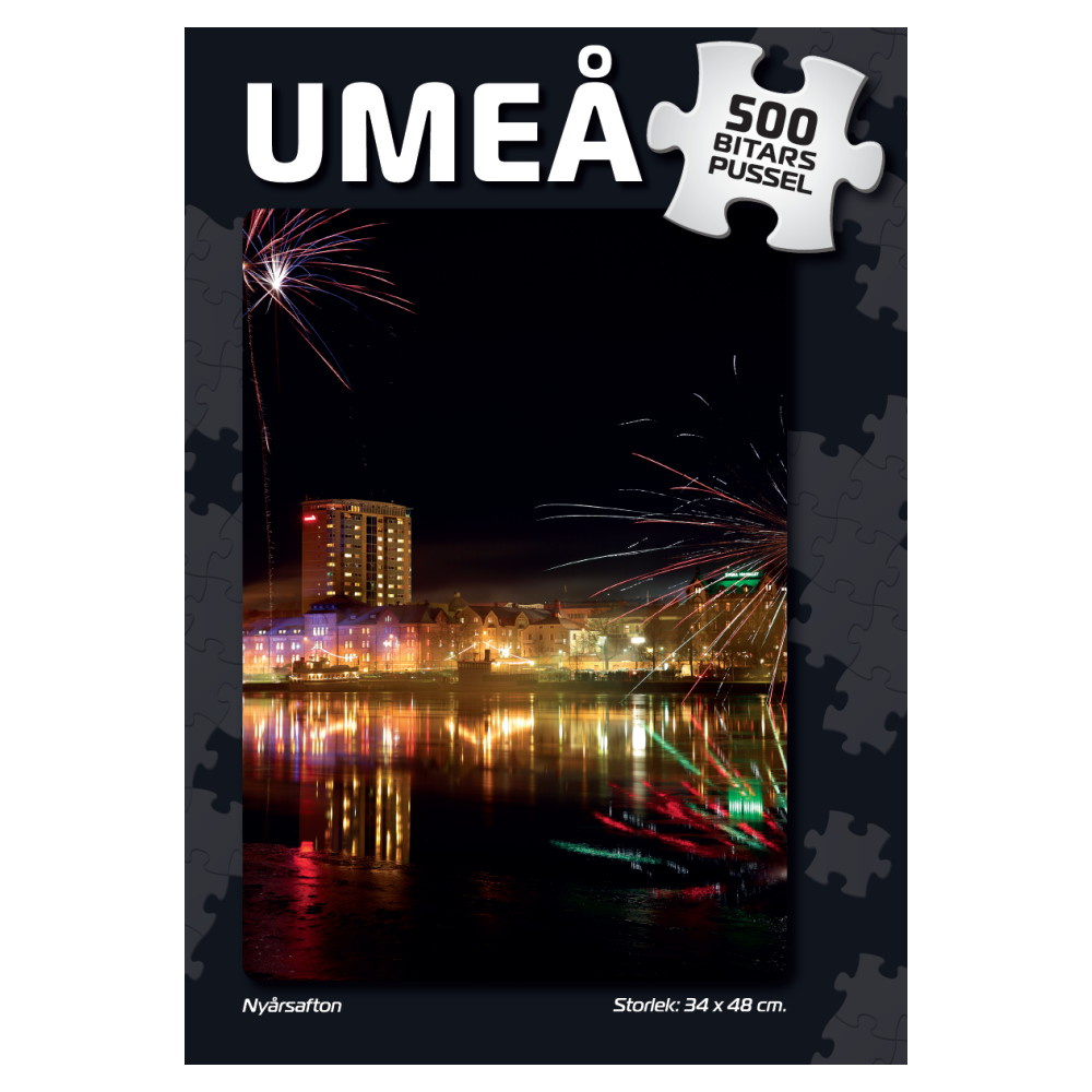 Puslespil: Umeå Nyårsafton 500 Brikker