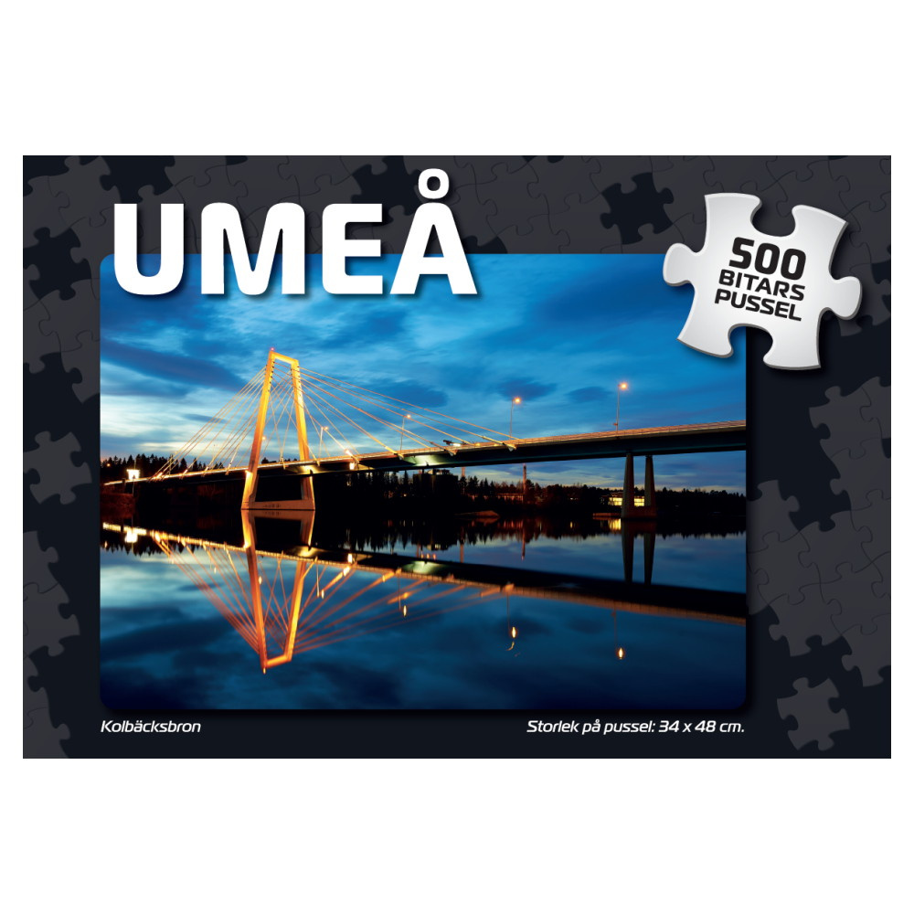 Puslespil: Umeå Kolbäcksbron 500 Brikker