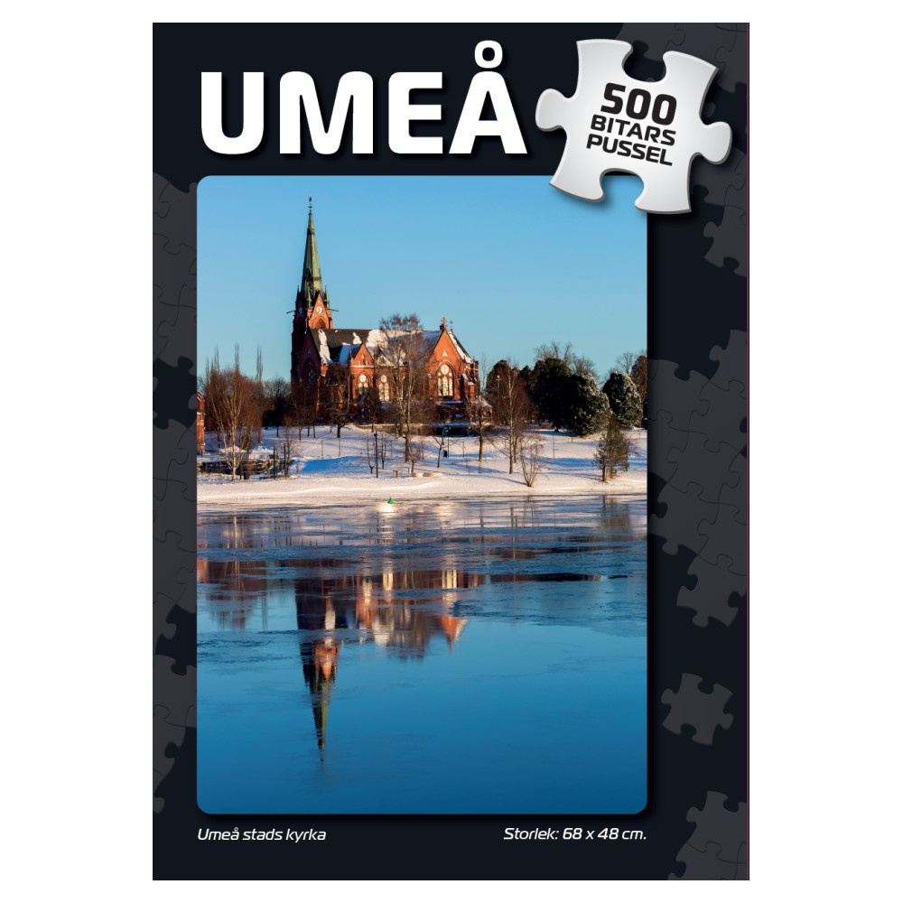 Puslespil: Umeå stads kyrka 500 Brikker